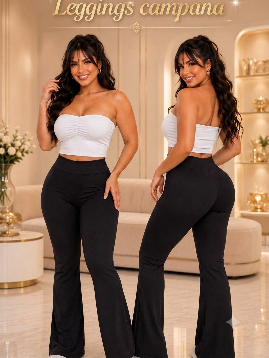 LEGGINS BOTA ANCHA SUPLEX PREMIUM⭐