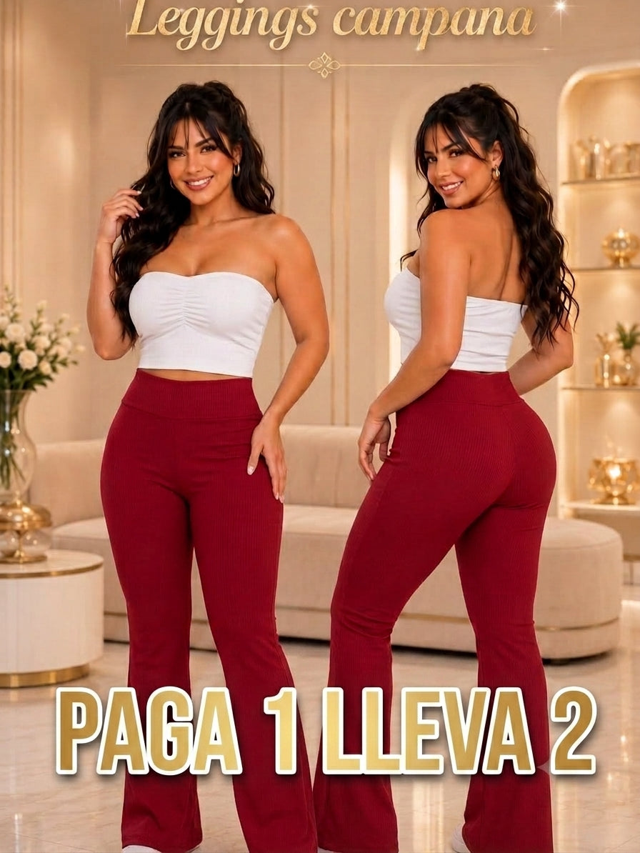 LEGGINS BOTA ANCHA SUPLEX PREMIUM⭐
