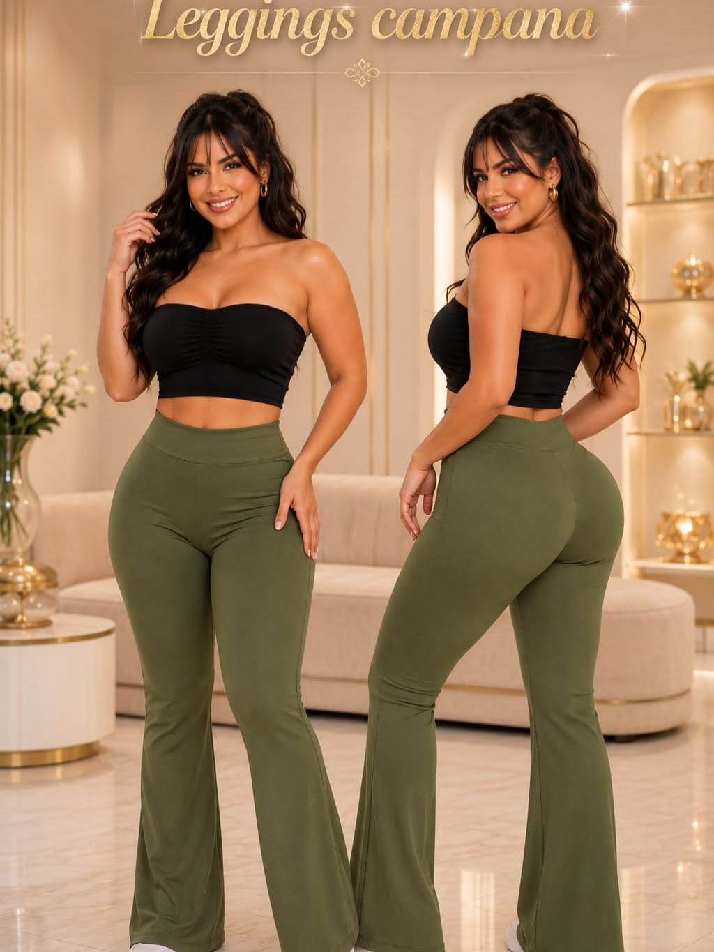 LEGGINS BOTA ANCHA SUPLEX PREMIUM⭐